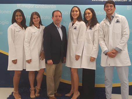 Distinguidos Knights participan en el Programa Experiencia Médica del Hospital La Concepción