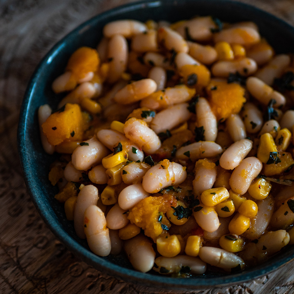 Porotos Granados Ragout De Haricots Blancs A La Citrouille
