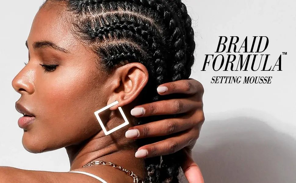 Thumbnail: Ebin New York Braid Formula Setting Mousse Moisturizing & Shine- Olive Oil 12Oz