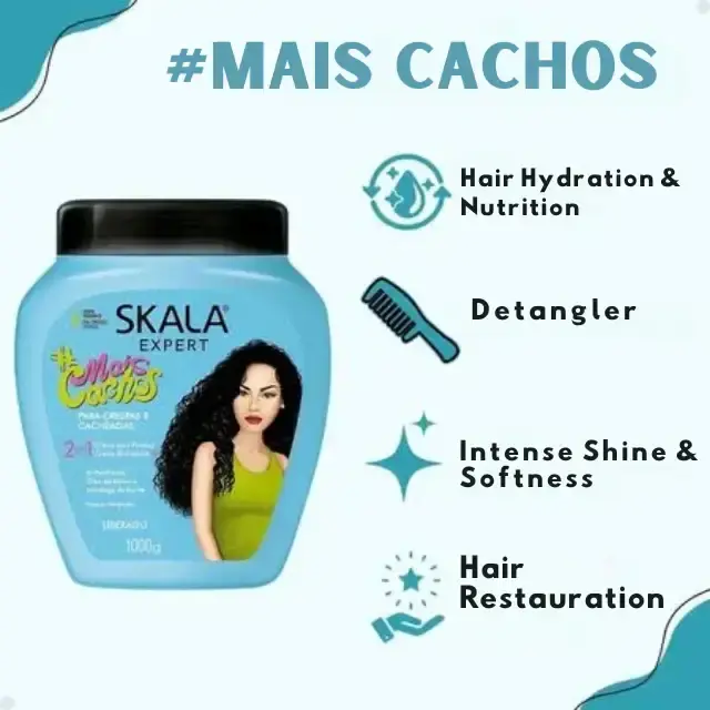 Thumbnail: Skala Hair Treatment Cream- Mais Cachos 1000g