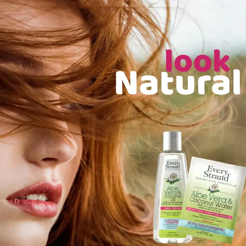 Thumbnail: Every Strand Aloe Vera & Coconut Water Weightless Hydration Serum 6Oz