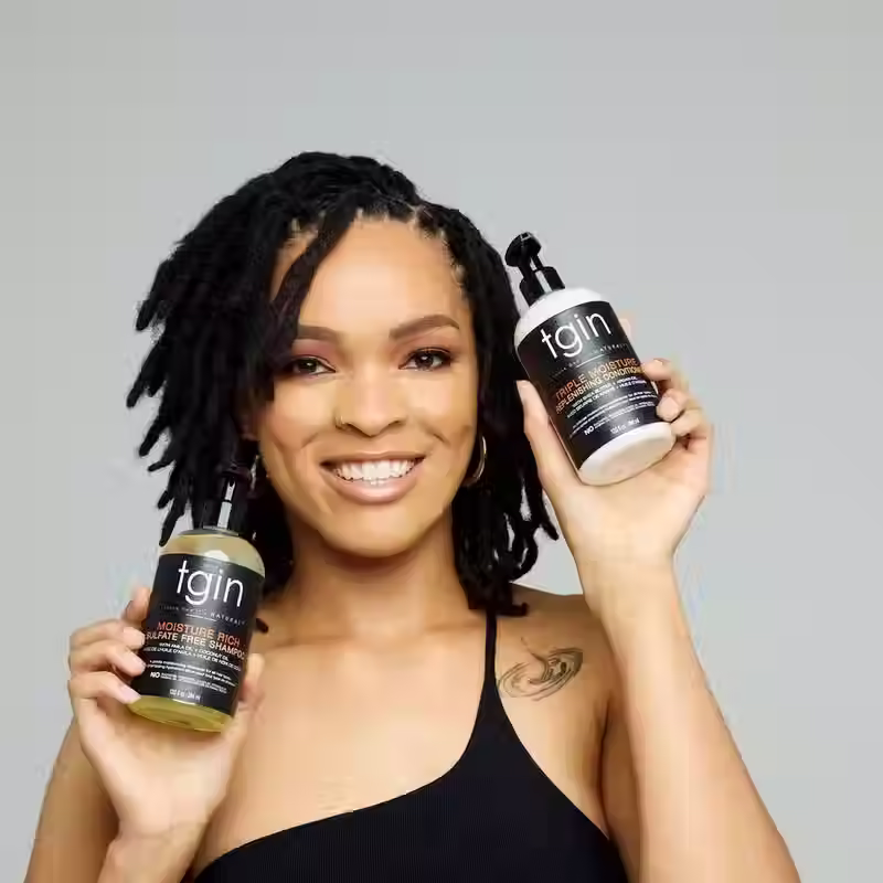 Thumbnail: TGIN Moisture Rich Sulfate Free Shampoo 13Oz
