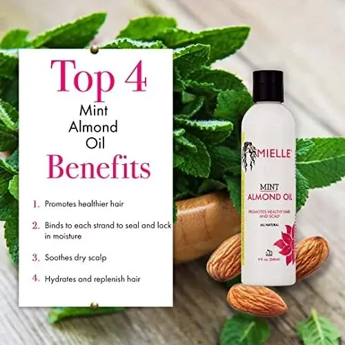 Thumbnail: Mielle Organics Mint Almond Oil 8Oz