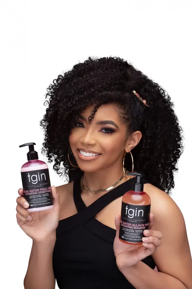 Thumbnail: TGIN Rose Water Frizz Free Hydrating Condtioner 13Oz