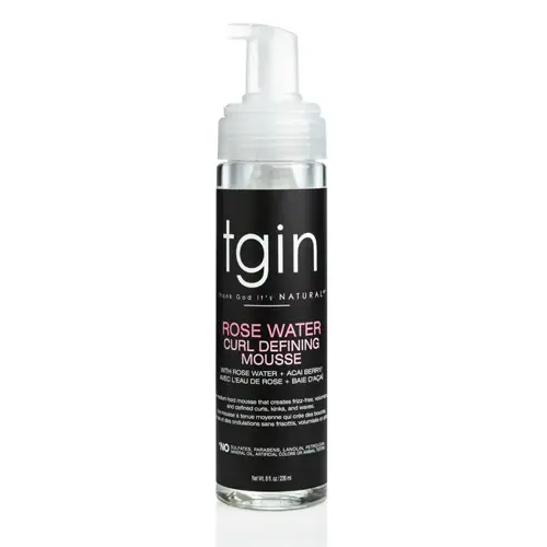 Thumbnail: TGIN Rose Water Curl Defining Mousse 8Oz