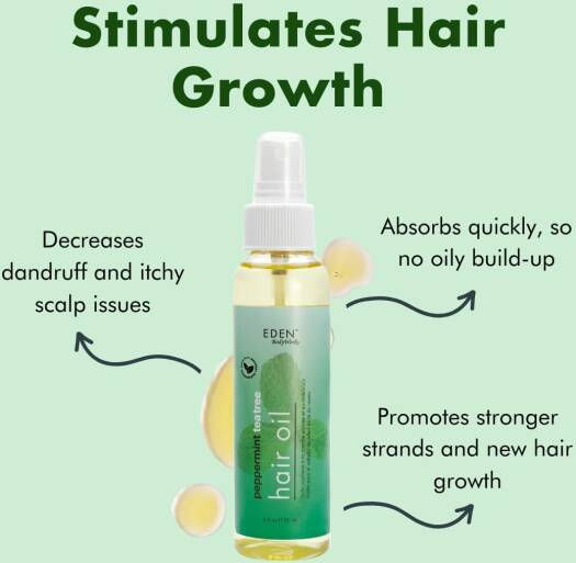 Thumbnail: Eden Body Works Peppermint Tea Tree Hair Oil 4Oz