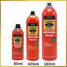 Thumbnail: Ebin New York Wonder Lace Bond Wig Adhesive Spray- Ext Firm Hold Active 180Ml