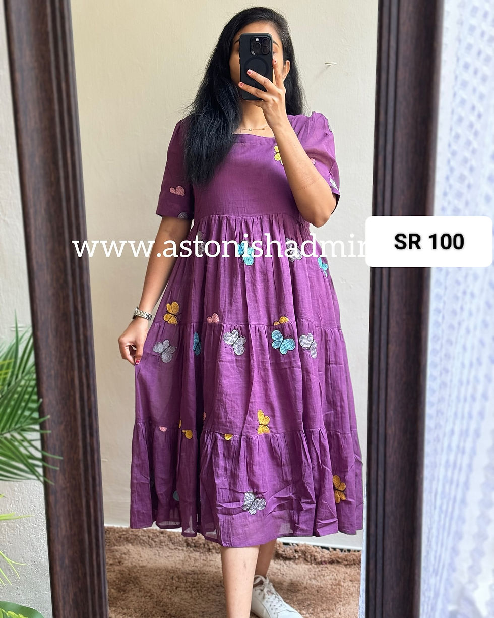 Thumbnail: Embroidery work one piece 
