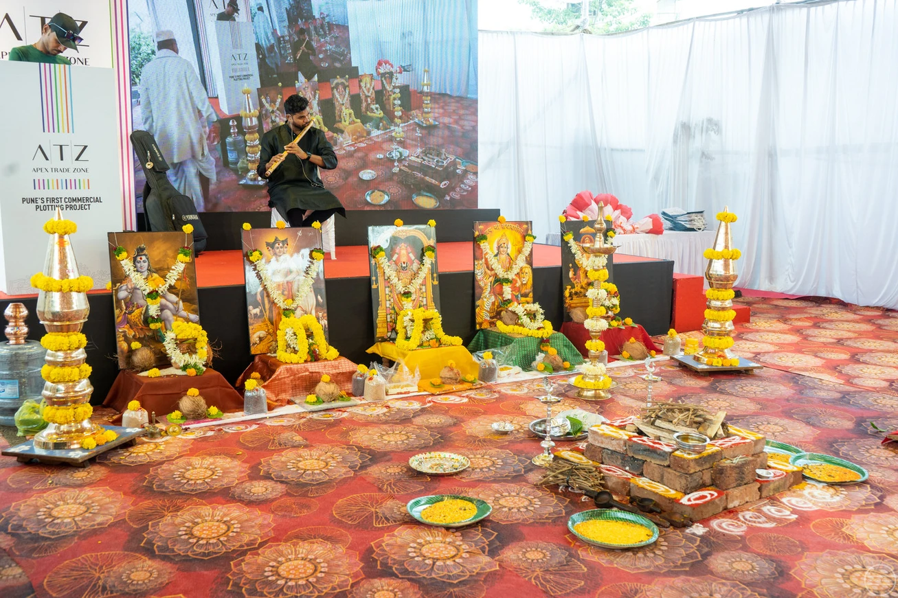 Ranawat ATZ Bhoomi Poojan corporate event photography — photograph 1