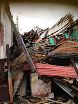 House completely collapsed- Jeremie