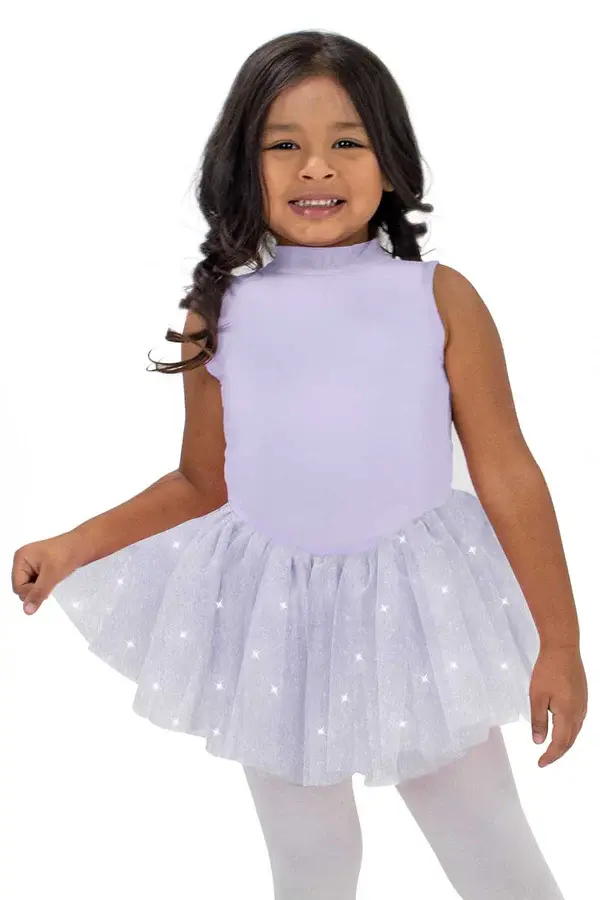 Thumbnail: Mock Neck Glitter Dress