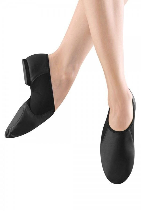 Black Neoflex Slip-On Jazz Shoe | Adult