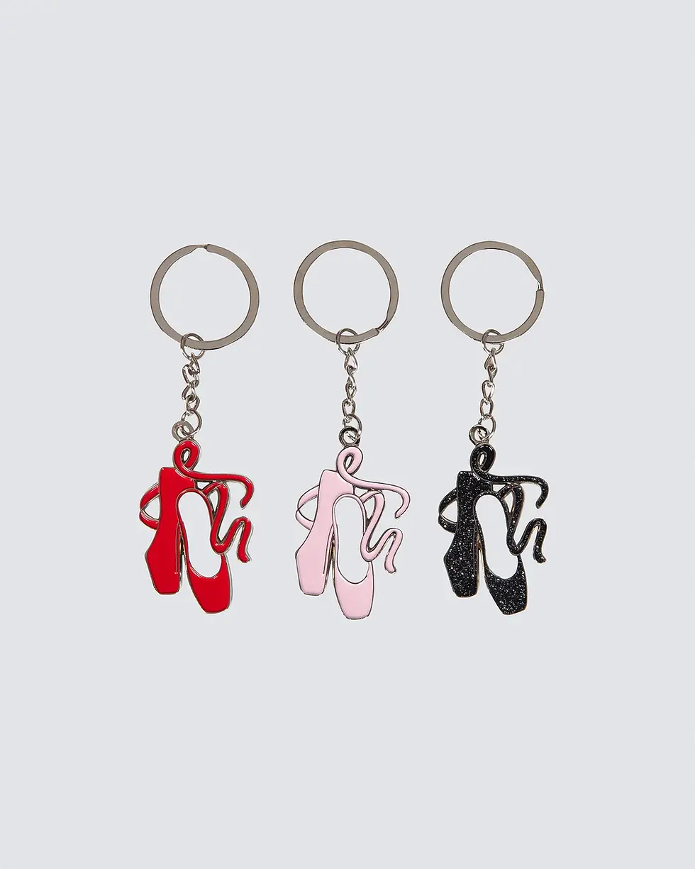 Pointe Shoe Keychain