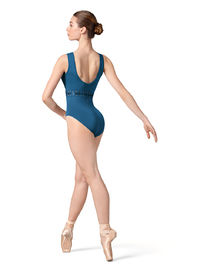 Thumbnail: Tank Double Scoop Neck Leotard