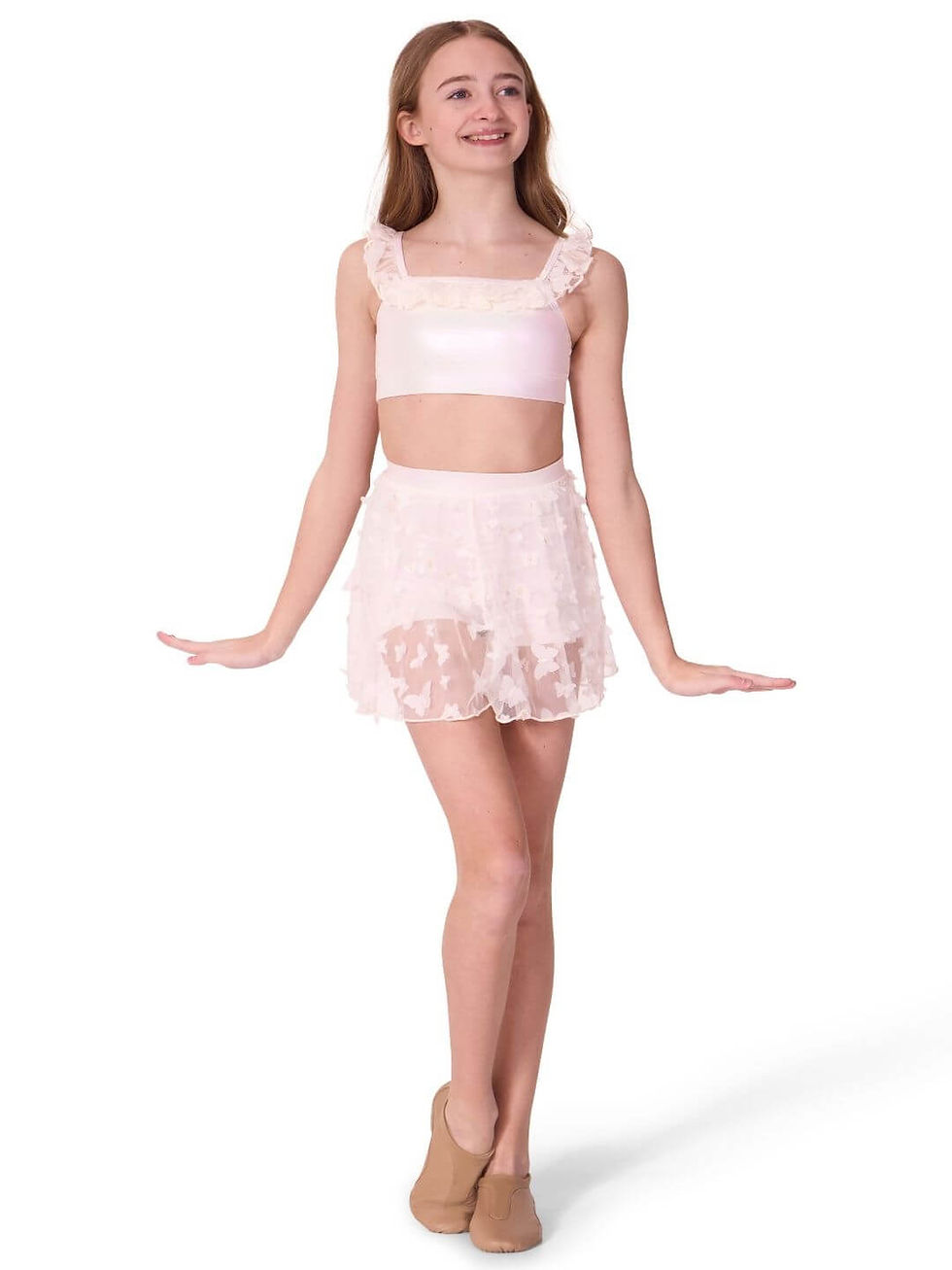 Thumbnail: Flutter Wing Top White Front View