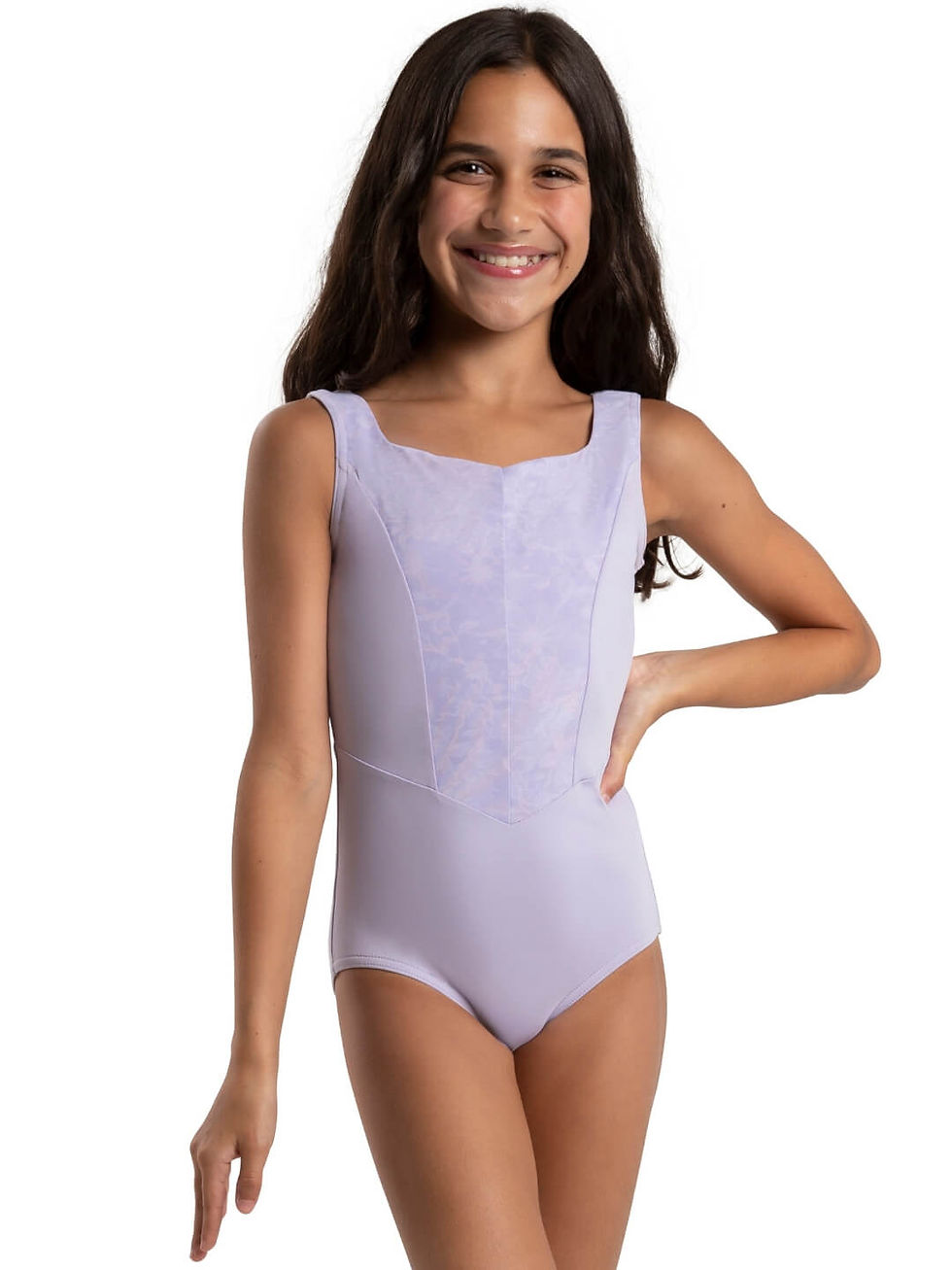 Sapphire Leotard Lavender Front View