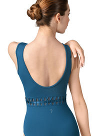 Thumbnail: Tank Double Scoop Neck Leotard