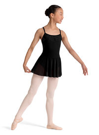 Thumbnail: Embroidered Skirted Camisole Leotard