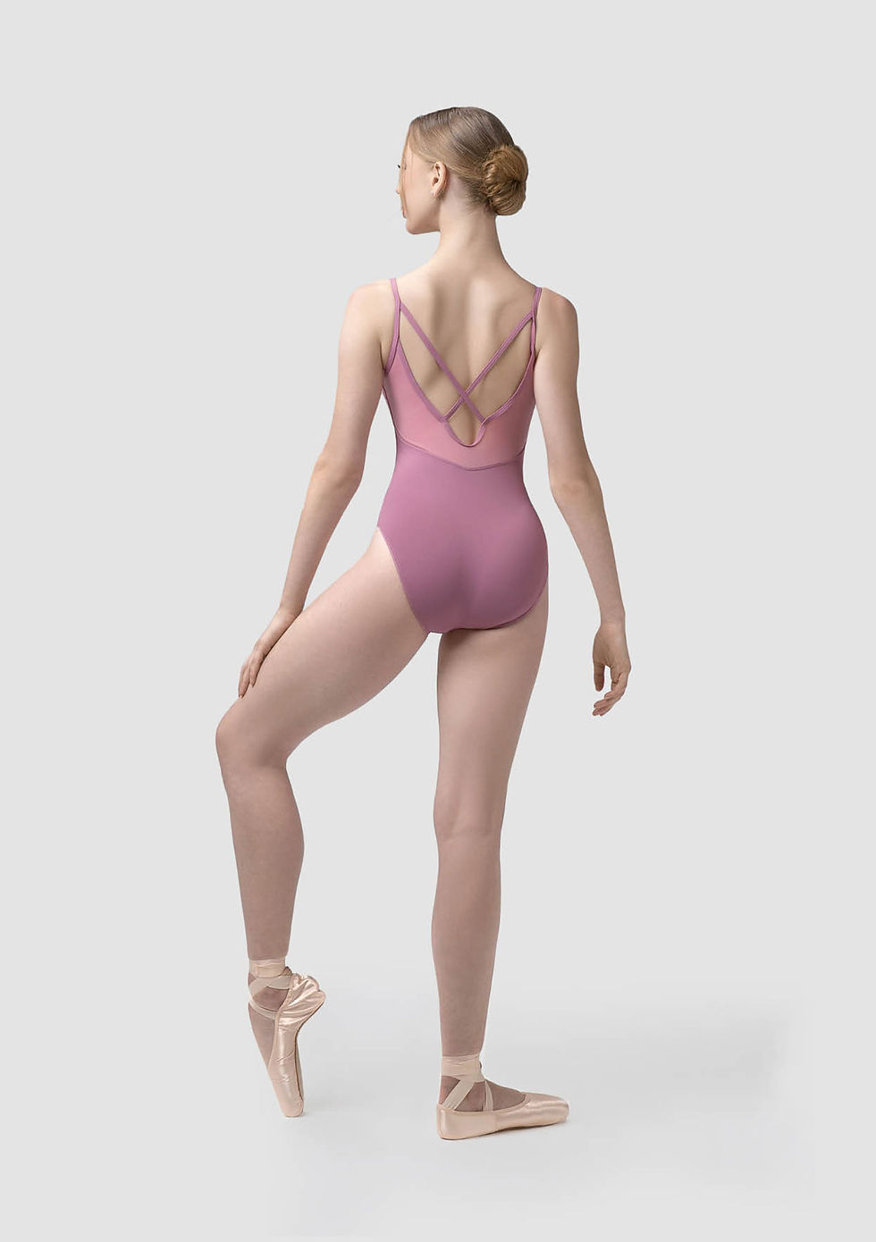 Thumbnail: Claudia Camisole Leotard Mauve Back View