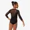 Thumbnail: Paolina Sheer Long Sleeve Leotard