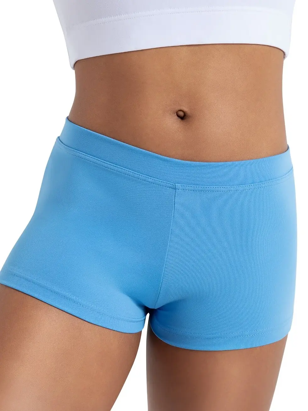 Thumbnail: Boy Cut Low Rise Short Child Columbia Blue Front View