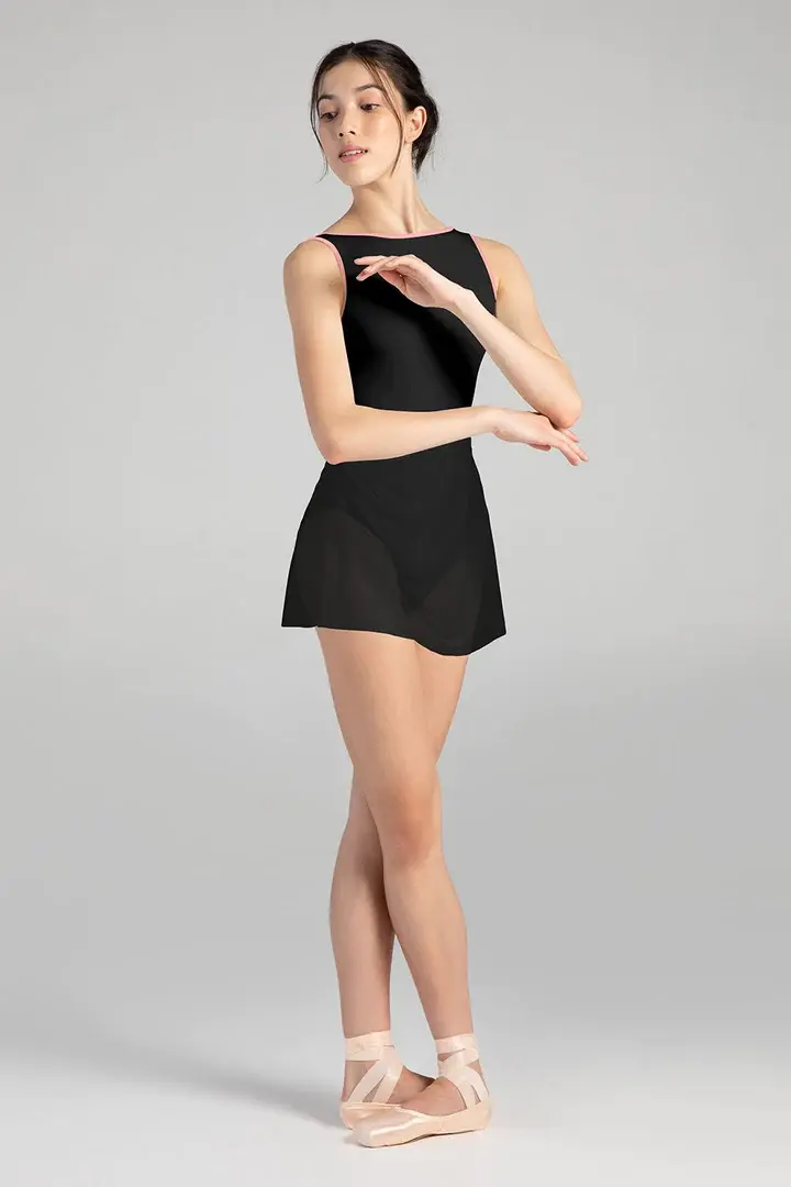 Lyric Mesh Wrap Skirt