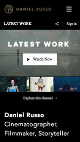 video website template