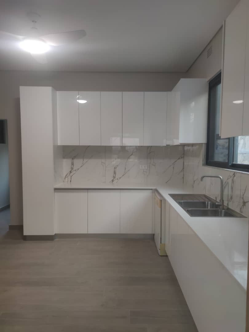 Classic, modern custom kitchen design, installation process in Zambia