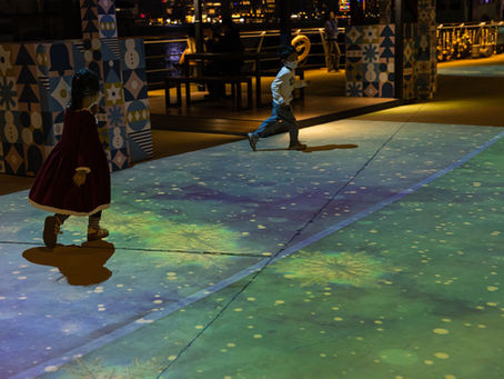 聖誕節‧圖輯｜商場陸續有燈飾布置　有製作公司指較多客戶用投影「慳成本」 - TVB