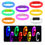 Thumbnail: (8 Pcs) Blank LED Light Up Wristbands MIX
