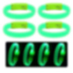 Thumbnail: (4 Pcs) Blank LED Light Up Wristbands