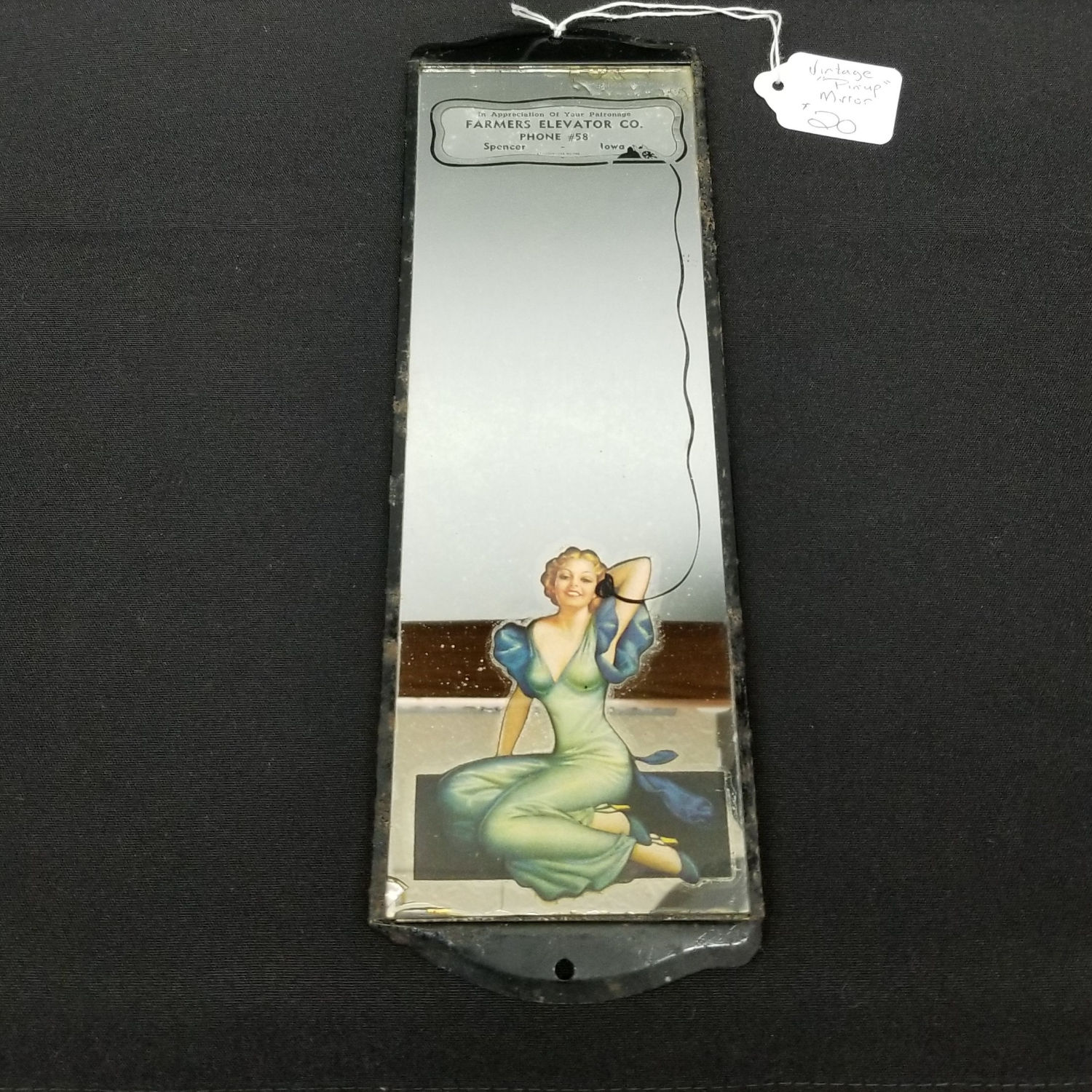 Vintage "Pin-Up" Mirror
