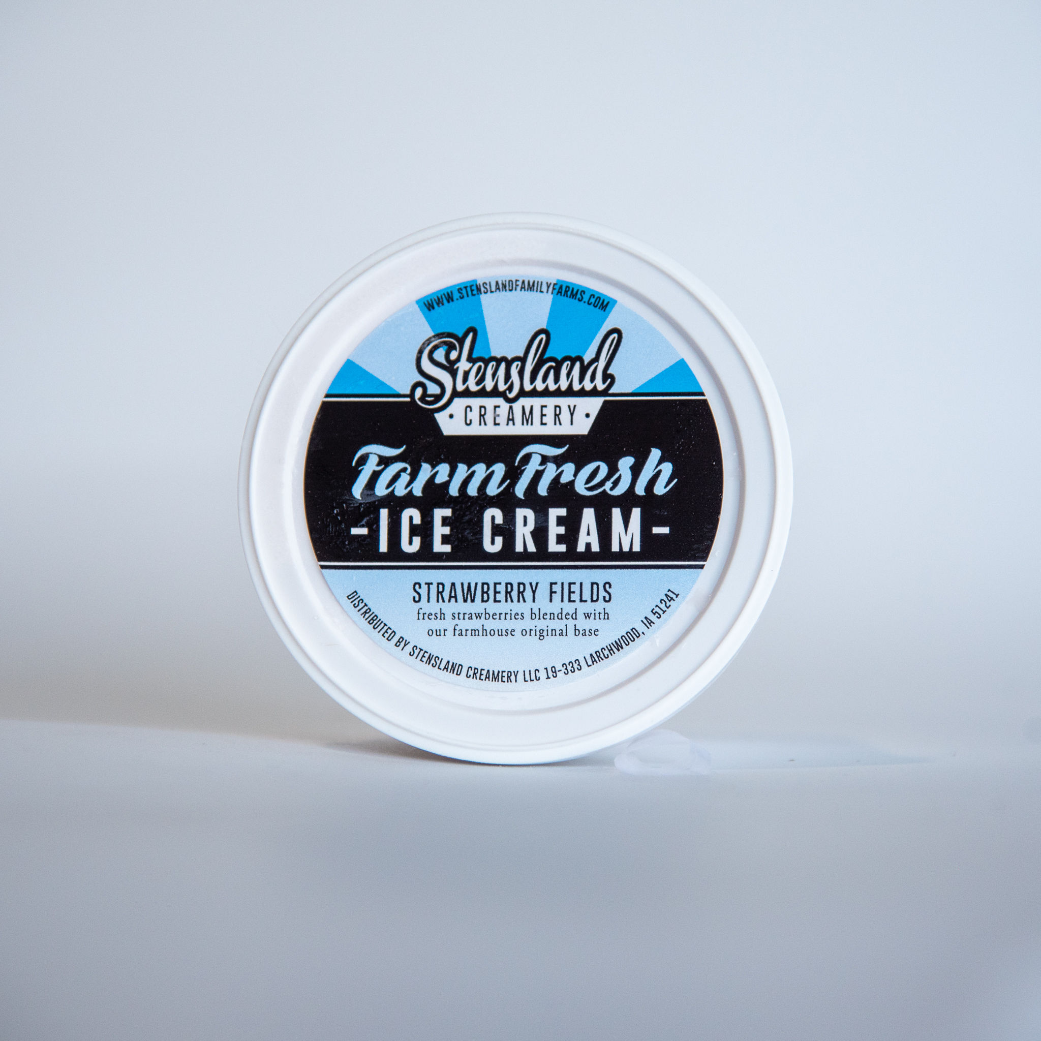 20qty case: Standard Flavor Standard Label Single Serve Ice Cream Cup