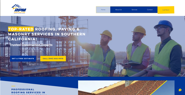 Construction website builder near me