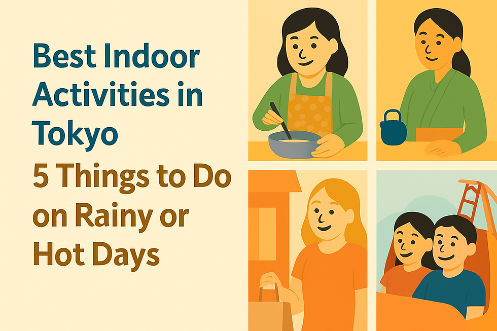 Best Indoor Activities in Tokyo: 5 Fun Things to Do on Rainy or Hot Days
