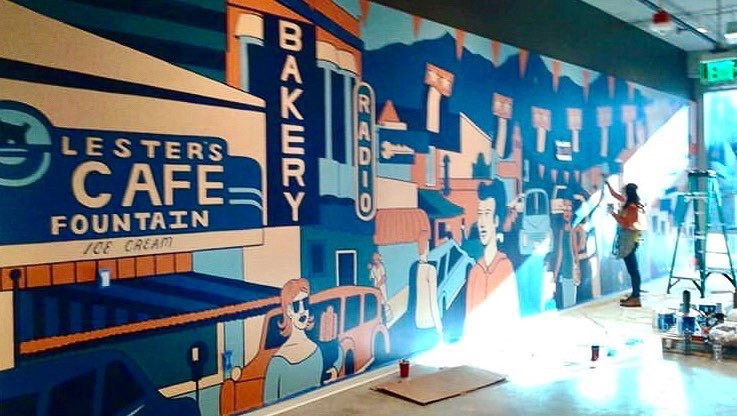 WEWORK MURAL, MOUNTAIN VIEW