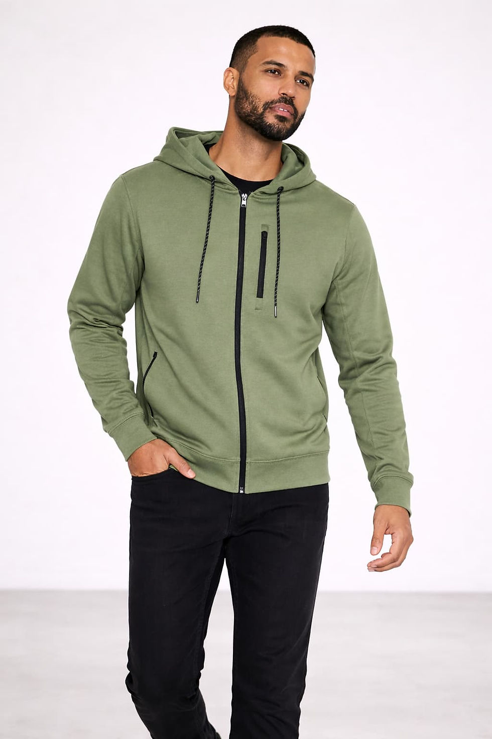 Thumbnail: Alluforu Crosstek Heathered Zip-Up Jacket 