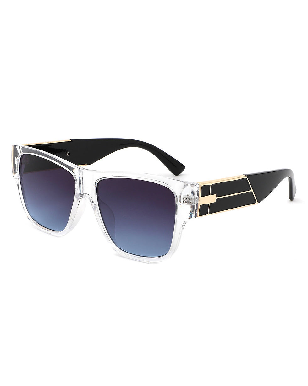 Thumbnail: Gaglayqua - Tinted Chunky Square Sunglasses for Women