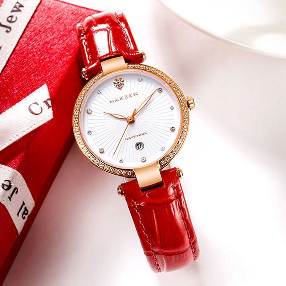 Thumbnail: Fashion Women Watches 2021 New Leather Minimalist Watch Ladies Quartz Japan Move