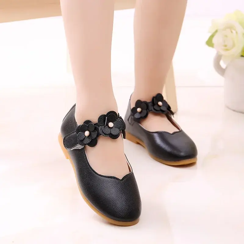 Thumbnail: Floral Children Sandals Girls Shoes Kids Summer Party Footwear C12241