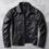 Thumbnail: Theon Genuine Leather Jacket Men Black Motorcycle