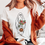 Thumbnail: Model wearing White Halloween Bride Ghost Affordable Fashion Tee
