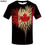 Thumbnail: Maple Leaf T shirt Men Fireworks Tshirts Casual Canada Anime Clothes Black T-shi