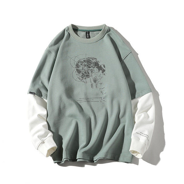 Men Pullover Sweatshirts 2020 Spring Autumn Printing Men Sweatshirts Hoodies Hip
