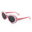 Thumbnail: Vystra - Oval Flower Round Fashion Women's Sunglasses