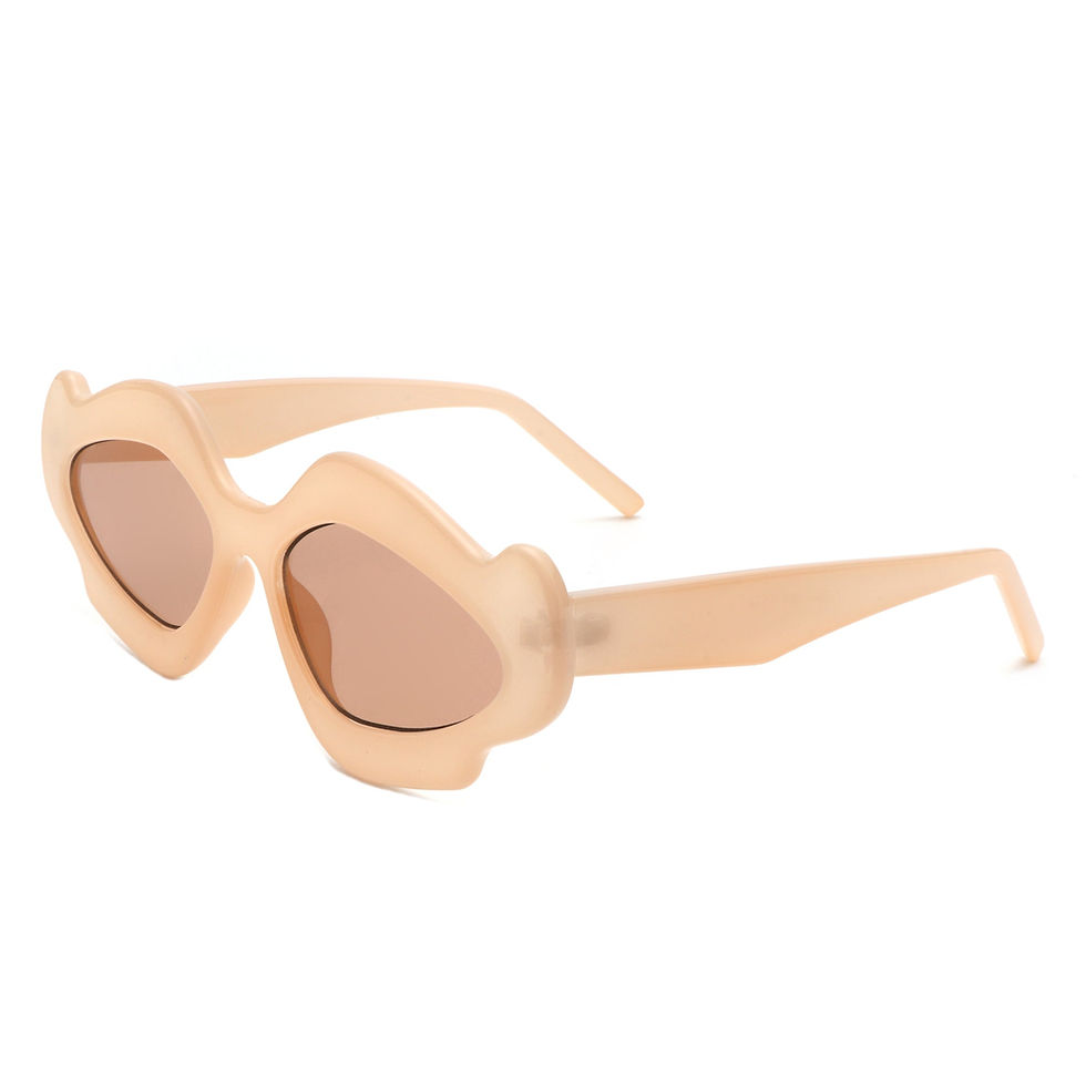 Thumbnail: Zyrith - Geometric Wavy Designed Women's Sunglasses