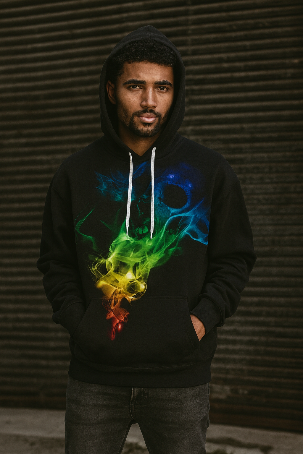 InkStorm™ 3D Color Splash Hoodie – Unisex Streetwear Essential