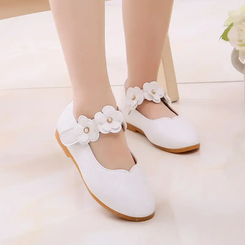 Thumbnail: Floral Children Sandals Girls Shoes Kids Summer Party Footwear C12241