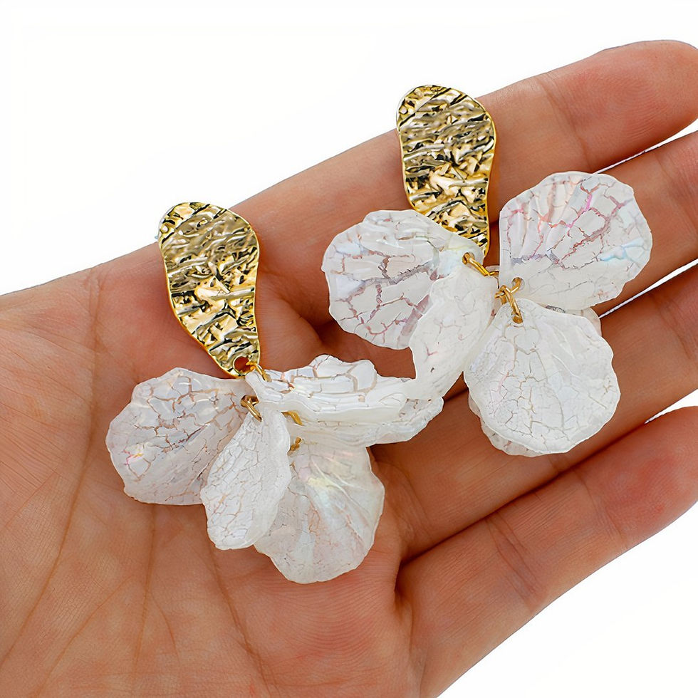 Thumbnail: Layered Flower Earrings