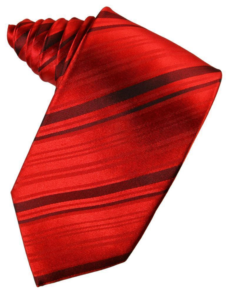Thumbnail: Striped Satin Necktie Self Tie